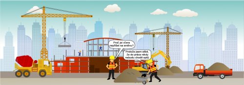 Proč jsi včera nepřišel na směnu? Protože jsem slíbil, že do práce nikdy nebudu chodit opilý.